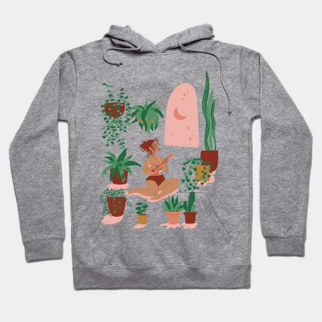 plant party Hoodie by anneamanda